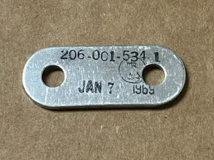 Bell Helicopter OH-58 Shim P/N 206-001-534-1 SA 206-001-534-001 New